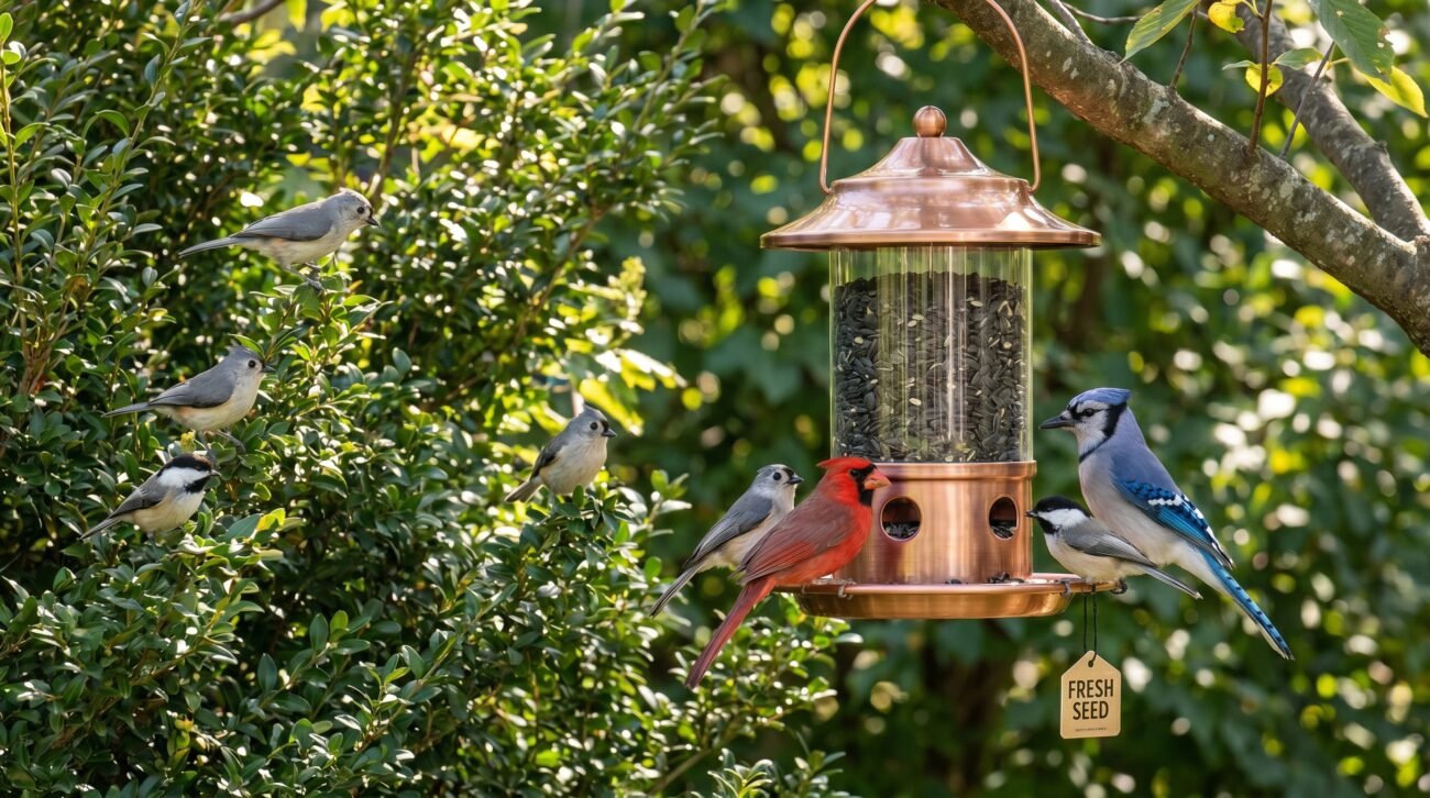 feeder placement