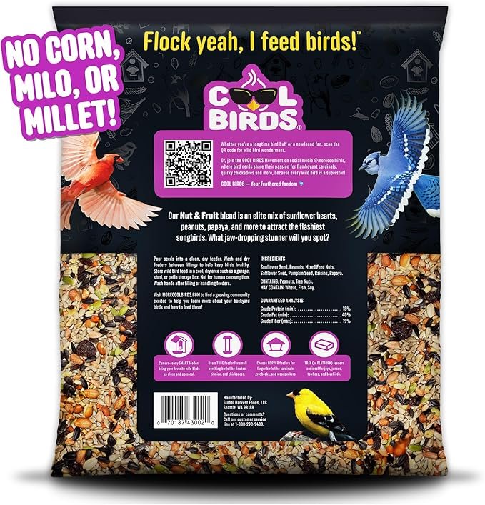 no-waste bird seed blends